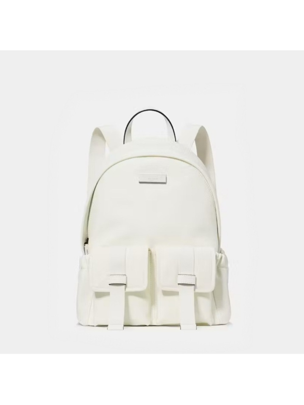 Kate Spade NY Nylon Ksnyl
Carter Medium Cargo Backpack, Meringue White NEW NWT